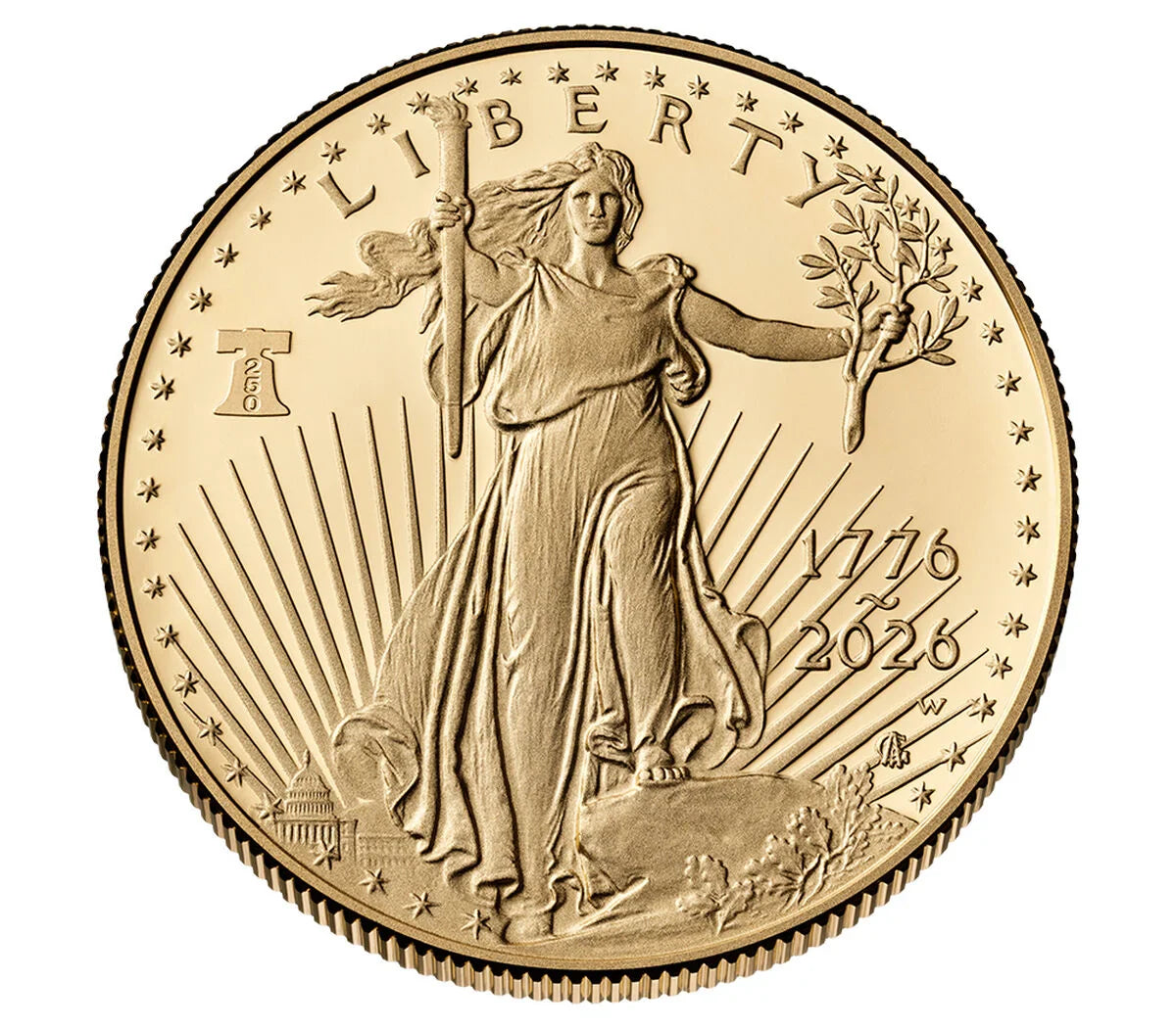 American Eagle 2026 250th Anniversary One Ounce Gold Coin